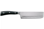 Couteau nakiri Classic Ikon Wüsthof forgé lame alvéolée 17cm