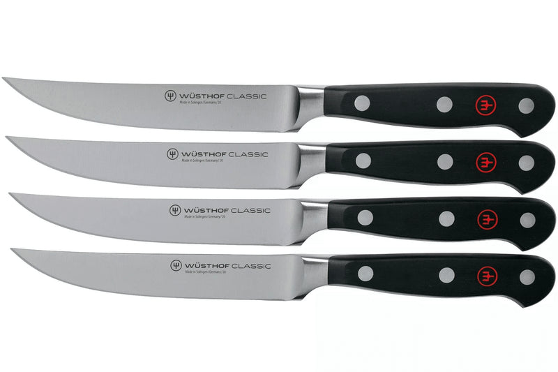 Coffret de 4 Couteaux à steak Wüsthof Classic forgés 12cm