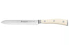 Couteau à saucisson Wüsthof Classic Ikon Blanc forgé lame crantée 14cm