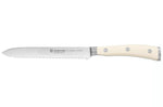 Couteau à saucisson Wüsthof Classic Ikon Blanc forgé lame crantée 14cm