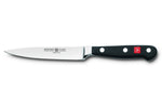 Bloc cuisine Wusthof Classic noir 7 pièces - 5 couteaux + 1 fusil et une paire de ciseaux