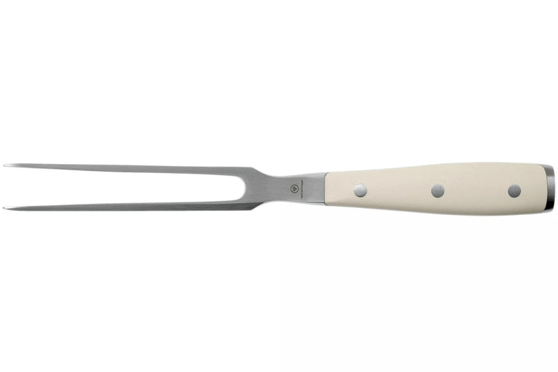 Fourchette à viande Wüsthof Classic Ikon Blanc forgée 16cm
