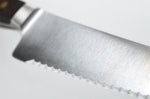 Couteau à pain extra-large Wüsthof Crafter forgé 26cm en chêne fumé