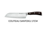 Bloc couteaux Wüsthof Ikon en frêne - 7 couteaux forgés et 2 accessoires