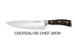 Bloc couteaux Wüsthof Ikon en frêne - 7 couteaux forgés et 2 accessoires