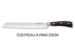 Bloc couteaux Wüsthof Ikon en frêne - 7 couteaux forgés et 2 accessoires