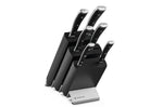 Bloc Wüsthof Classic Ikon noir - 6 couteaux forgés