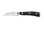 Couteau bec d'oiseau Wüsthof Ikon forgé 7cm en bois de grenadille