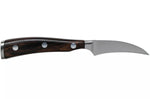 Couteau bec d'oiseau Wüsthof Ikon forgé 7cm en bois de grenadille