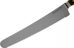 Couteau à pain extra-large Wüsthof Crafter forgé 26cm en chêne fumé