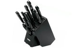 Bloc Wusthof Classic anthracite - 12 pièces forgées