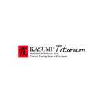 Couteau santoku Kasumi Titanium bleu lame 18cm