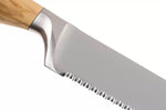 Couteau à pain Wüsthof Amici forgé 23cm en bois d'olivier
