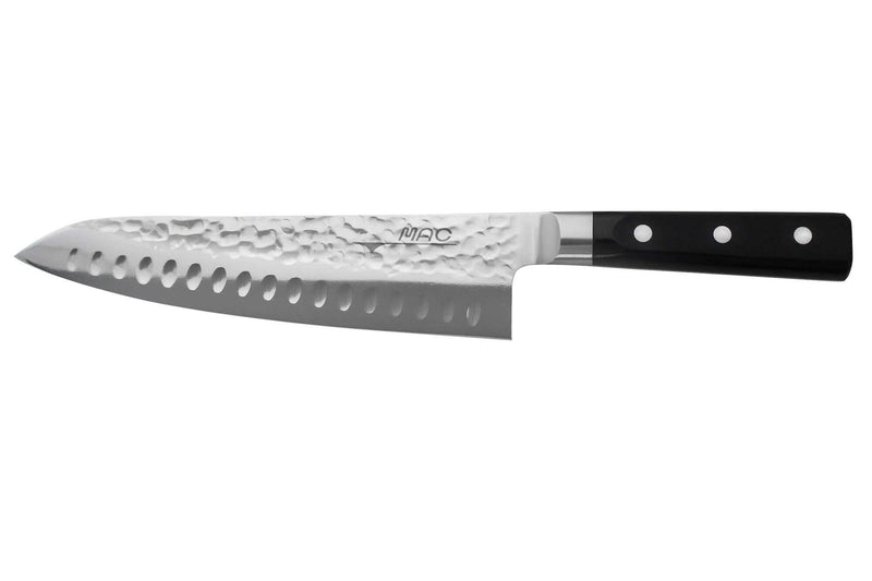 Couteau de chef japonais MAC HP Series alvéolé et martelé 20cm