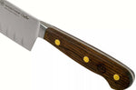 Couteau santoku alvéolé Wüsthof Crafter forgé 17cm en chêne fumé