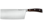 Couteau de chef chinois Wüsthof Ikon forgé 18cm en bois de grenadille