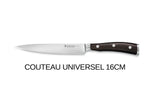 Bloc couteaux Wüsthof Ikon en frêne - 6 couteaux forgés