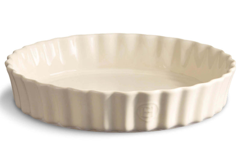 Tourtière haute cannelée Émile Henry 28cm en céramique - Argile