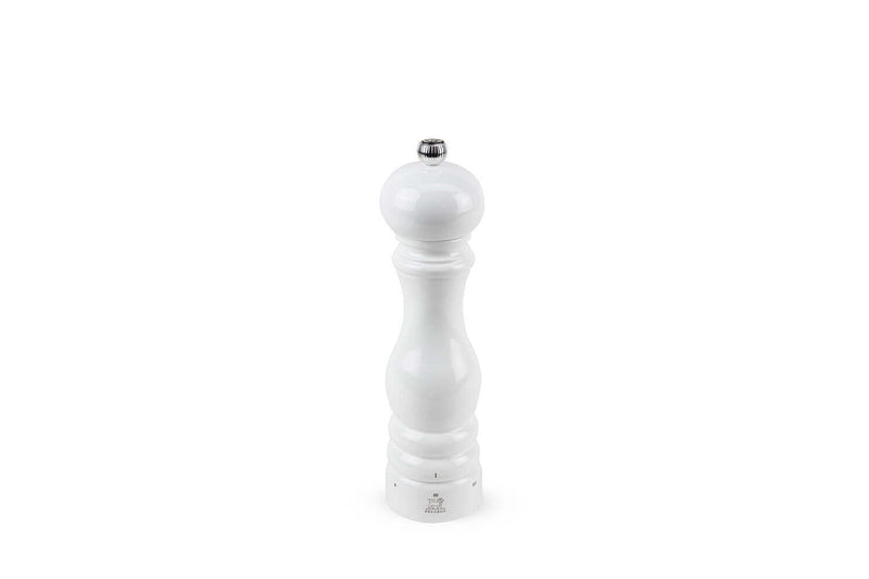 Moulin à poivre manuel Peugeot Paris U'Select en bois laqué blanc - 22 cm