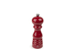 Moulin à sel manuel Peugeot Paris U'Select en bois laqué rouge - 18 cm