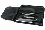 Serviette de chef Wüsthof Gourmet 5 pièces : 4 couteaux + 1 fusil à aiguiser