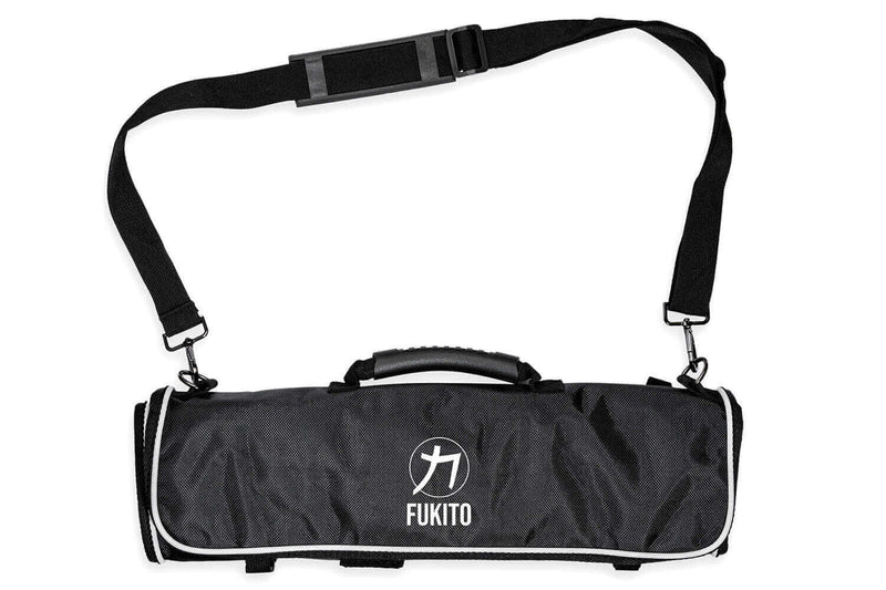 Trousse vide Fukito pour 9 couteaux et ustensiles + 2 poches de rangement