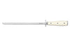 Fusil à aiguiser Wüsthof Classic Ikon blanc grain standard 26cm