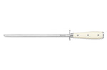 Fusil à aiguiser Wüsthof Classic Ikon blanc grain standard 26cm