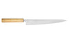 Couteau sujihiki japonais artisanal Wusaki Migaki G3 27cm