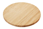 Plateau tournant Point Virgule en bambou 35cm