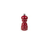 Moulin à poivre manuel Peugeot Paris U'Select en bois laqué rouge - 12 cm