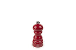 Moulin à poivre manuel Peugeot Paris U'Select en bois laqué rouge - 12 cm