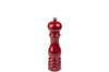 Moulin à poivre manuel Peugeot Paris U'Select en bois laqué rouge - 22 cm
