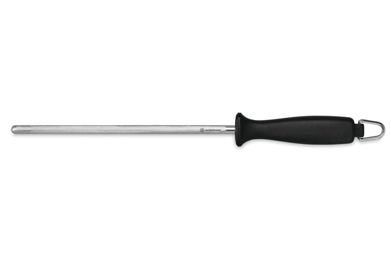 Fusil à aiguiser Wüsthof mèche ronde en acier 23cm grain standard