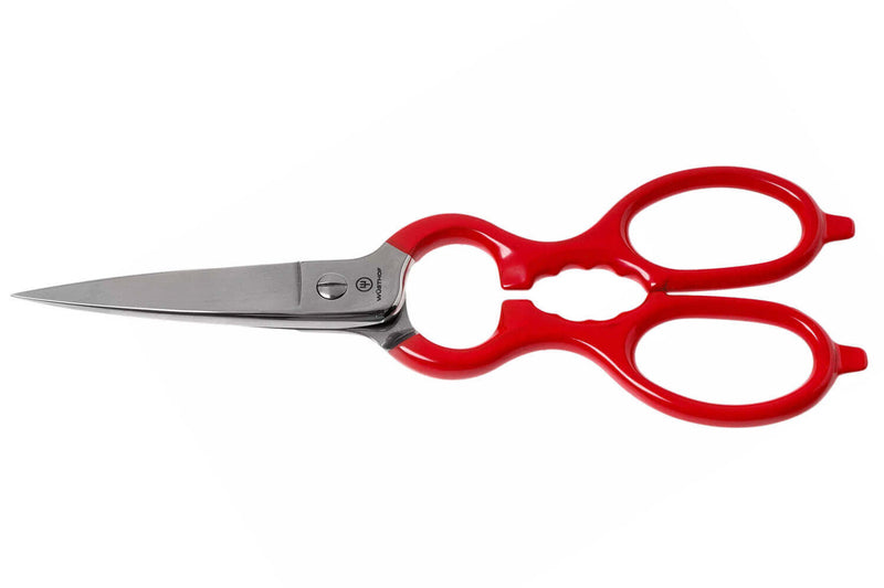 Ciseaux de cuisine Wüsthof 21cm en acier inoxydable rouge