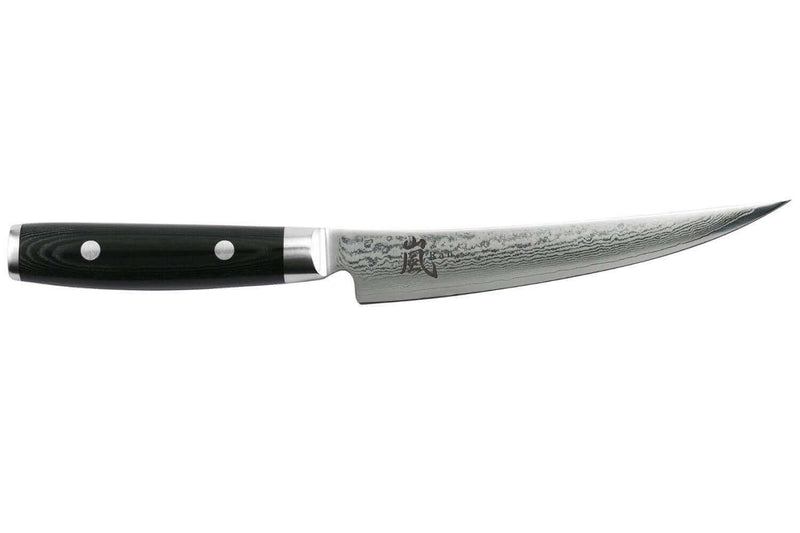 Couteau à désosser japonais Yaxell RAN lame 15cm damas 69 couches