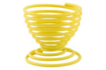 Coquetier spirale Point-Virgule Wire jaune