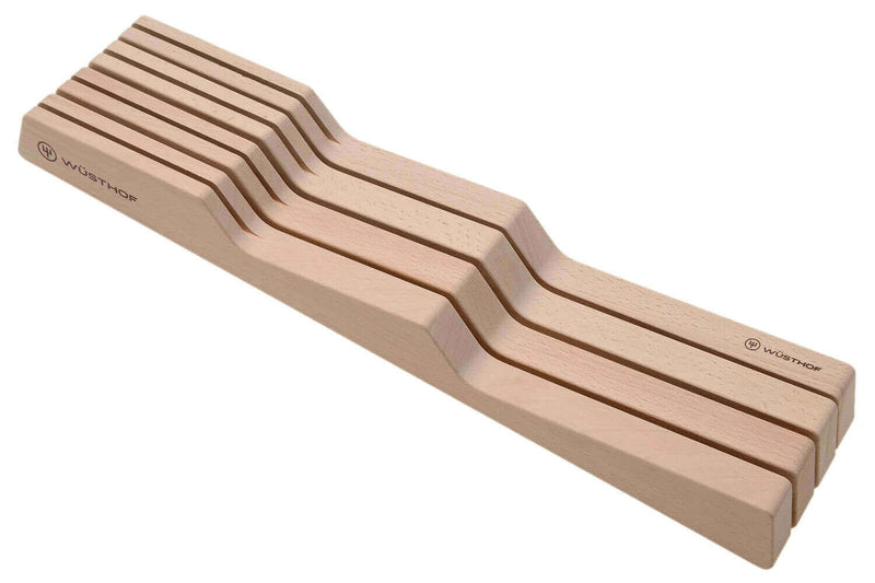Porte-couteaux Wüsthof en bois de hêtre pour 7 couteaux