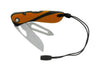 Couteau pliant Wichard Offshore 10129 lame semi-crantée avec démanilleur manche orange