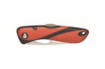 Couteau pliant Wichard Offshore 10129 lame semi-crantée avec démanilleur manche orange