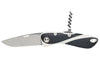Couteau pliant Wichard Aquaterra 10153 manche noir avec tire-bouchon