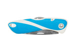 Couteau pliant Wichard Aquaterra 10156 manche bleu avec tire-bouchon