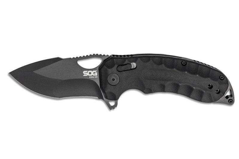Couteau pliant SOG Kiku XR Black SGKIKUXRBK manche G10/carbone noir 10,9cm