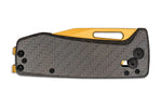Couteau pliant SOG Ultra XR Gold SGULTRAXRGD manche en fibre de carbone noir 9,1cm