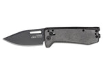 Couteau pliant SOG Ultra XR SGULTRAXRXHPBK manche en fibre de carbone noir 9,1cm