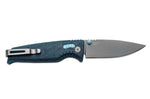 Couteau pliant SOG Altair XR SGALTAIRXRBKB manche en nylon/fibres de verre 10,2cm noir/bleu