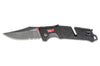 Couteau pliant SOG Trident AT SGTRIDSBKR semi-denté manche en nylon/fibres de verre 13,5cm noir/rouge