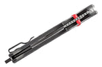 Couteau pliant SOG Trident AT SGTRIDSBKR semi-denté manche en nylon/fibres de verre 13,5cm noir/rouge
