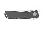 Couteau pliant SOG Twitch II SGTWI8 manche en aluminium gris 9cm avec clip de poche