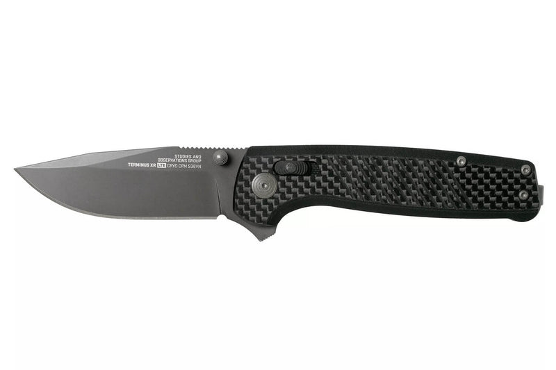 Couteau pliant SOG Terminus XR LTE SGTM1032 manche G10/carbone 10,8cm noir